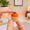 3D-печатная игрушка-кликер для снятия стресса с фруктами, милая сенсорная игрушка с кнопкой-пищалкой, миниатюрная корзина с фруктами, игрушка для снятия стресса для офисного стола