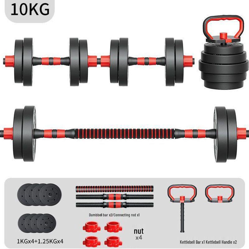 Adjustable Dumbbell Set for Men's Fitness - Beginner Friendly Arm Muscle Equipment