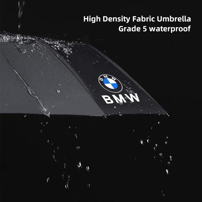 Автомобильный 12-спицевый черный гелевый солнцезащитный зонт с автоматическим складыванием для BMW серии i3 i4 G07 G06 G05 G02 G01 F48 F39 G42 G30 G20 G26 F01 F02