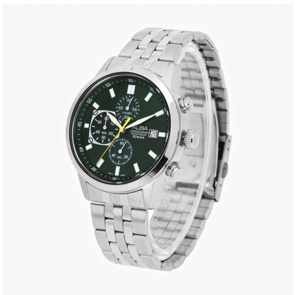 Seiko Alba Am3a07x1 хронограф мужские металлические часы