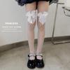 Children Girl Calf Sock Lace Lolita White Black Color Knee High Sock for Kids Girl Summer Fishnet Mesh Sock Clothes Accessories