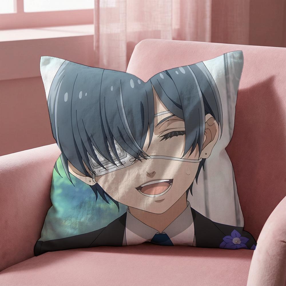 Наволочка 'Темный Дворецкий' Многоцелевая Наволочка для Дома и Автомобиля - Двусторонняя, Мягкая и Прочная для Повседневного Использования