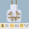 Многоштекерная вилка-переходник с беспроводным вращением на 180°, вилка ЕС, электрическая розетка, адаптер для розетки
