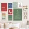 Christmas Tree Decor Merry Christmas Posters Happy Holiday Quotes Print Canvas Painting Nordic Wall Art Picture Home Room Decor