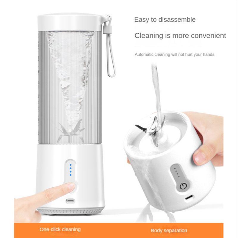 LITE-450ML Перезаряжаемые блендеры Соковыжималки для фруктов Миксер 6 лезвий Портативные электрические соковыжималки Изготовитель Фруктовый блендер Экстракторы для фруктов
