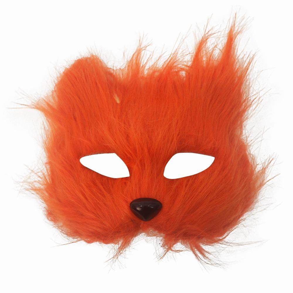 Realistic Half Face Mask Cartoon Masquerade Mask Ghost House Decor Eye Mask  Costume Party Supplies