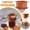 Портативный ручной фильтр для кофе, двухслойный фильтр из нержавеющей стали, капельный фильтр, чашка, бесплатная фильтровальная бумага, чашка для фильтра для кофе