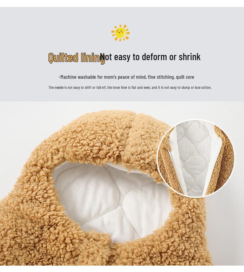 Уютное зимнее пеленальное одеяло для новорожденных - Анти-вздрагивание, Толстое и теплое