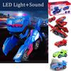 Электрический динозавр-трансформер машина со светодиодными огнями и звуковыми эффектами