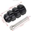 Motorcycle Shifter Peg with Raised Knobs Black Lever Foot Shift Pegs Compatible with Harley Davidson Street Glide Road King Softail Sportster Dyna