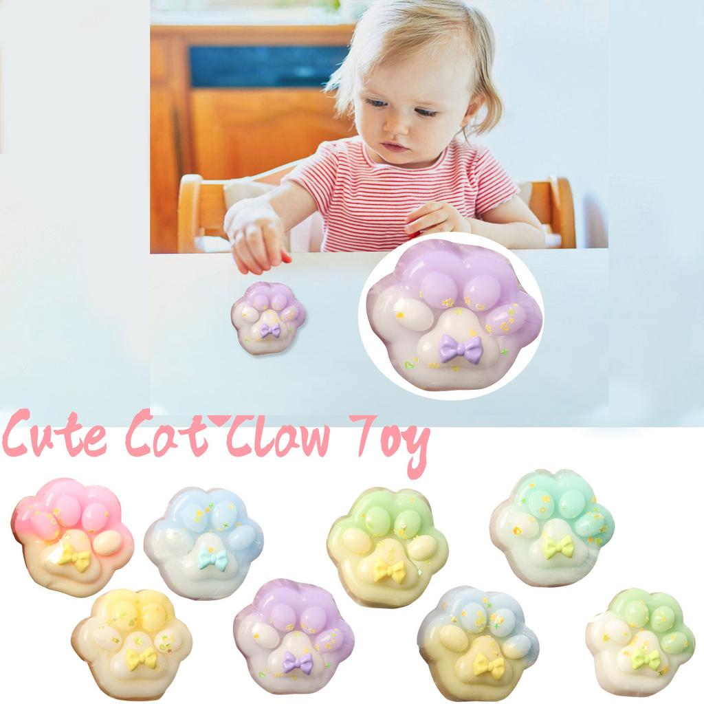 Большая игрушка для сдавливания кошки, супер мягкая имитация силикона, детская творческая игрушка
