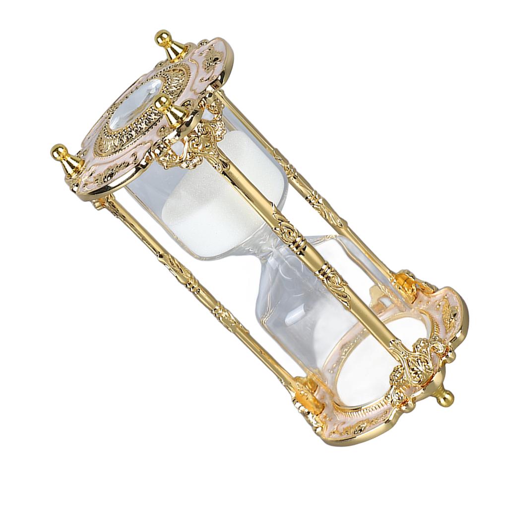 Старинные песочные часы, таймер, металл, элегантные, 15 минут, декоративные песочные часы для свадьбы, домашнего стола