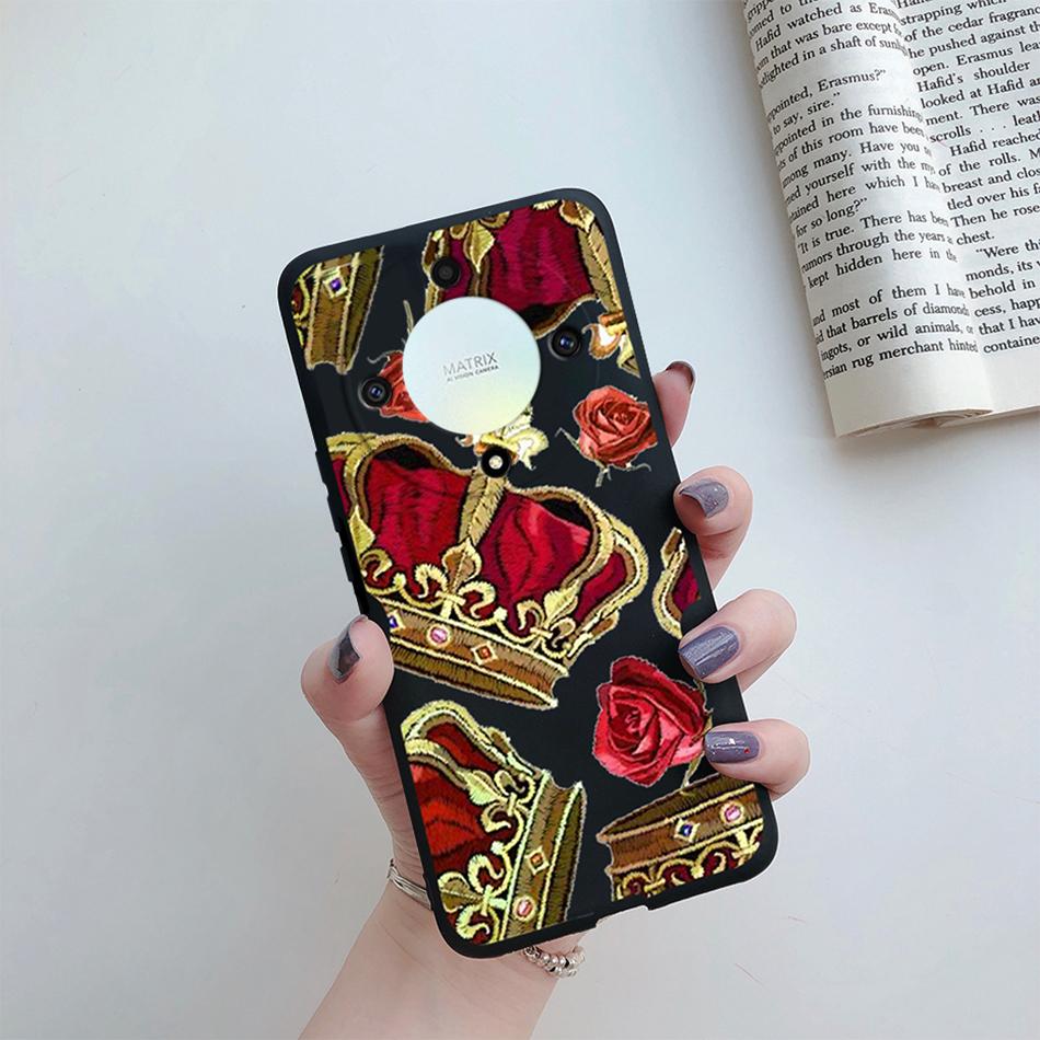 Чехол для Honor X9a X9b 5G Чехол Силиконовый Мягкий Модный Цветочный Задний Корпус Coque для Honor X9a X9b X9 a X 9 b 2023 Чехол для Телефона Funda