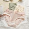 Women's Low Waist Vertical Striped Cotton Panties Simple Comfortable Briefs Four Seasons Wearable Underwear