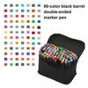 Набор маркеров с двумя наконечниками, 80 цветов, быстросохнущие художественные маркеры для рисования и скетчинга