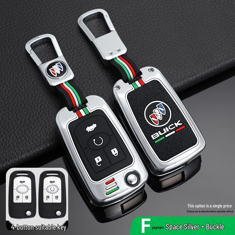 Buick Excelle Key Cover for 2015, 2008, 2011, 2013 Models - Remote Control Key Case
