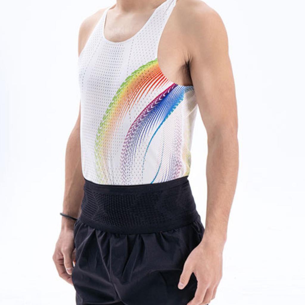 Тонкая поясная сумка для бега Ультратонкая дышащая поясная сумка большой емкости Многофункциональная невидимая сумка для хранения телефона Женщины Мужчины Спортивная поясная сумка для фитнеса