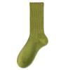 Women's Spring and Autumn Pure Cotton Long Socks Winter Antibacterial Spring Style Women's Mid-calf All-cotton Long Calf Anti-odor Cotton Socks