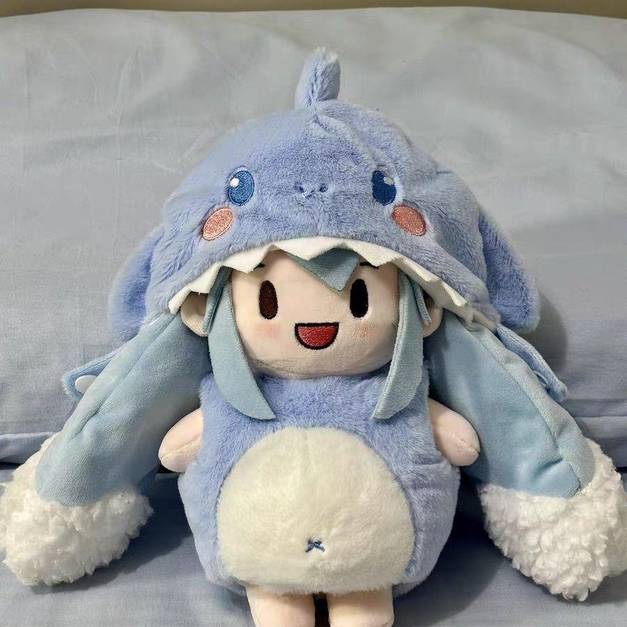 Kawaii Hatsune Miku Snow Princess Anime Cartoon Plush Doll Dress-Up Hatsune Miku Fufu Cute Doll Christmas Gift