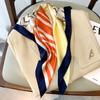 New Imitation Silk Korean Style Square Scarf Clavicle Decoration Small Scarf for Women Fashion Scarf for Women Kidding Bag