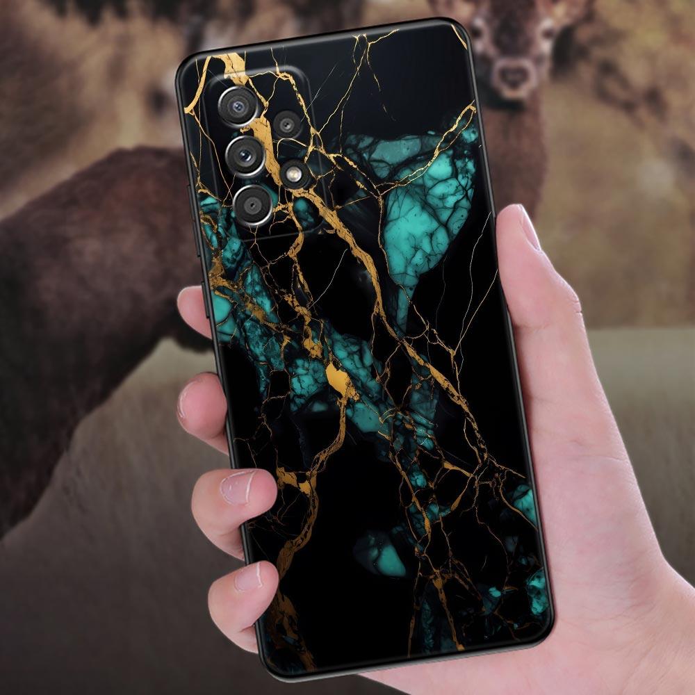 Акварельный абстрактный мраморный узор Чехол для телефона для Samsung Galaxy A57 A56 A37 A55 A36 A26 A54 A52 A35 A34 A17 A16 A15 A07 Чехол