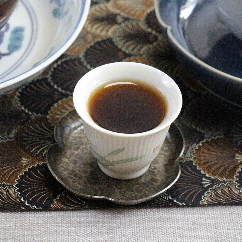 Десятилетний чай Юньнань Мэнхай Пуэр Цзиньхао спелый кирпич 250 г ферментированный спелый чай