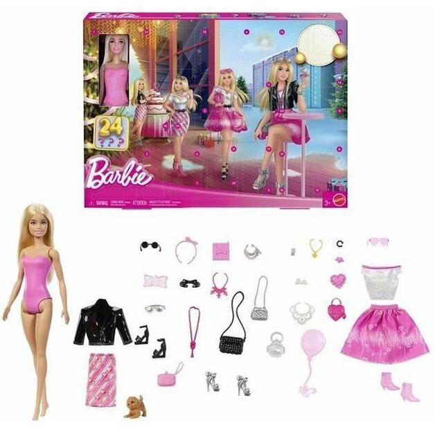 Кукла Barbie Адвентовский календарь модный Набор: кукла Barbie и 24 сюрприза