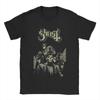 Ghost Band Men T Shirts Vintage Tee Shirt Short Sleeve Crew Neck T-Shirt Cotton Graphic Tops