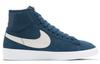 Nike Кроссовки Blazer Mid Vintage замшевые сине-белые женские AV9376-403