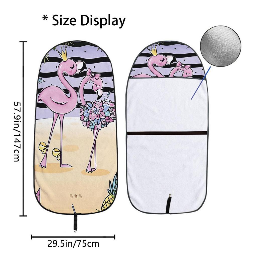 Universal Car Seat Towel Cover: All-Season Front Seat Protector for Gym and Workout