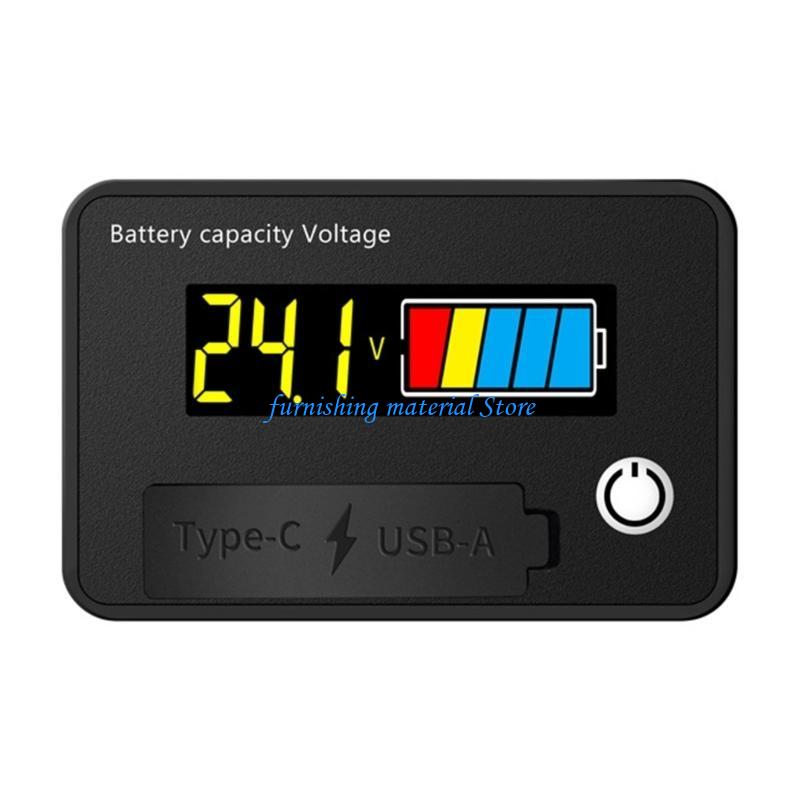 Y5GD Waterproof Car Battery Levels 8-30V Battery Capacity Meter