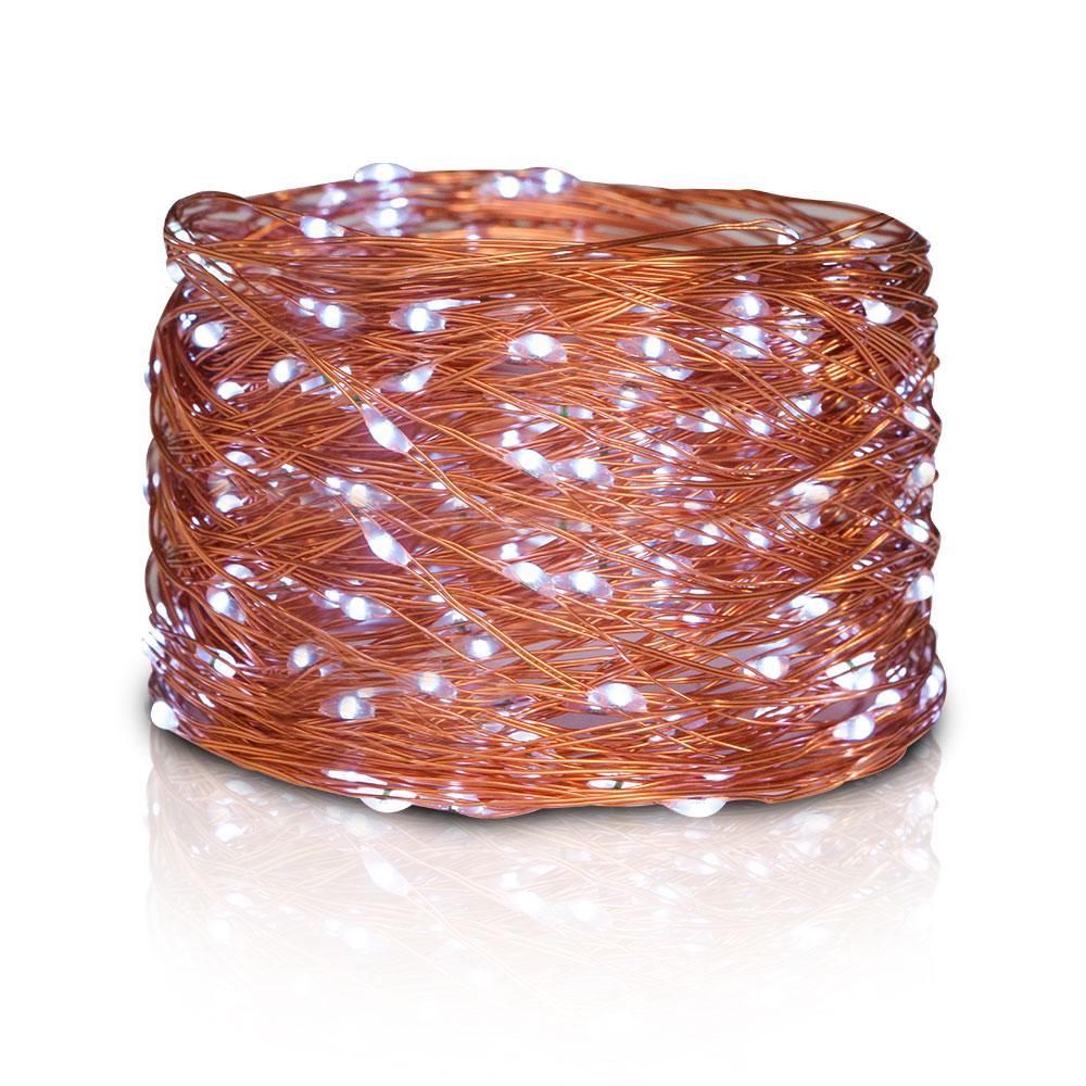 Гирлянда LED огней на проволоке с пультом дистанционного управления для декора