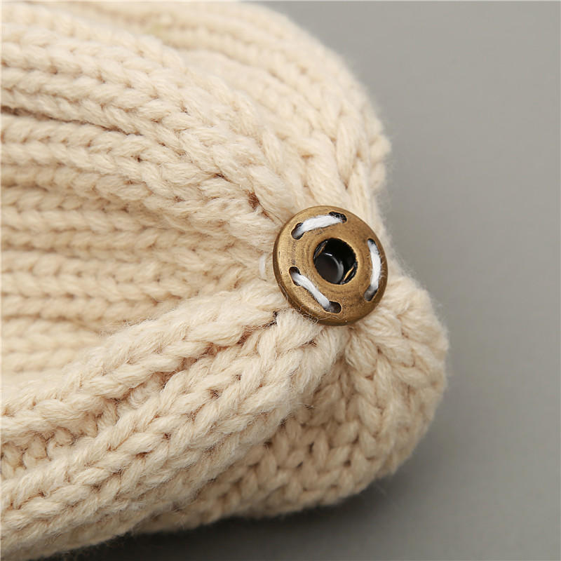 Съемная шариковая кепка из искусственного норки, серебристой лисы, зимняя шапка с помпонами для женщин, шапка для девочек, вязаная шапка-шапка