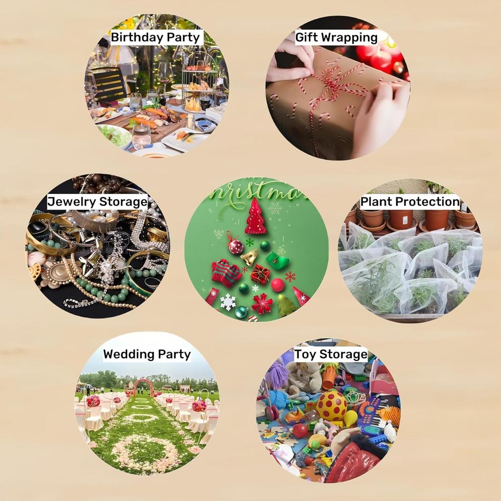 QIANHAILIZZ 100 шт. 18x23 см Мешочки с завязками Цветок Сердце Органза Мешочек для украшений Подарочный мешочек Мешочек для конфет Мешочки с завязками для свадебных сувениров (золотое сердце)