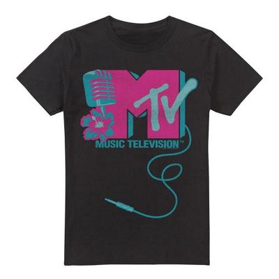 Футболка с логотипом микрофона MTV Mens