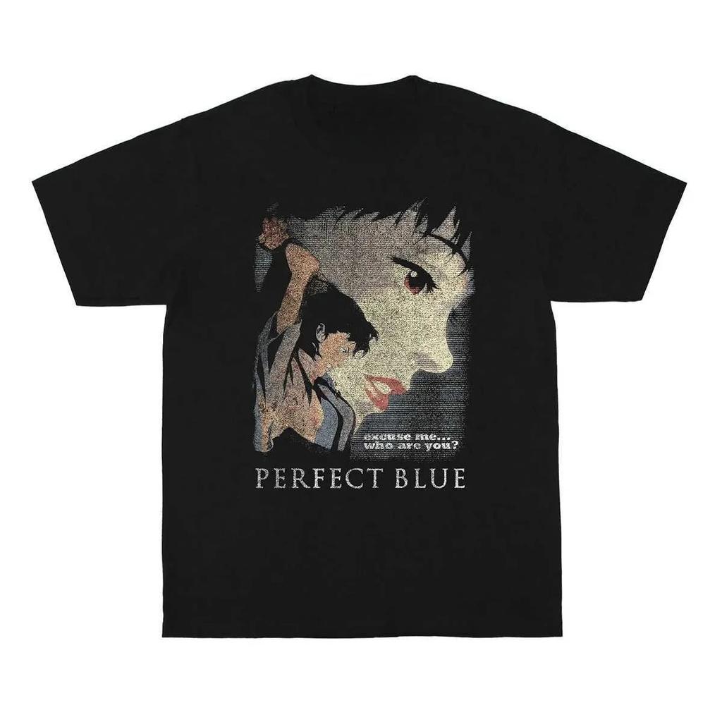 Японские Горячие Аниме Футболки Perfect Blue Большого Размера Для Пар Унисекс Высокое Качество Удобные Уличная Одежда Модные Хлопок Дышащие