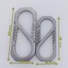 Super Lightweight Titanium Key Rings Portable Keychains Buckle Pendant  Outdoor Tool
