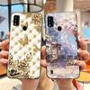 Phone Case For ZTE Blade A51/A7P Jelly Soft Black Cover New Stylish Pattern Dreamy Moon Sea ZTE Blade A51/A7P Casing