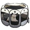 Cutety Quick Open Foldable Pet Circle for Dogs and Disaster Outdoor Circle Suitable for Dogs Size X Cats, Prevention, Gauge, Medium-Sized (XL Gray)