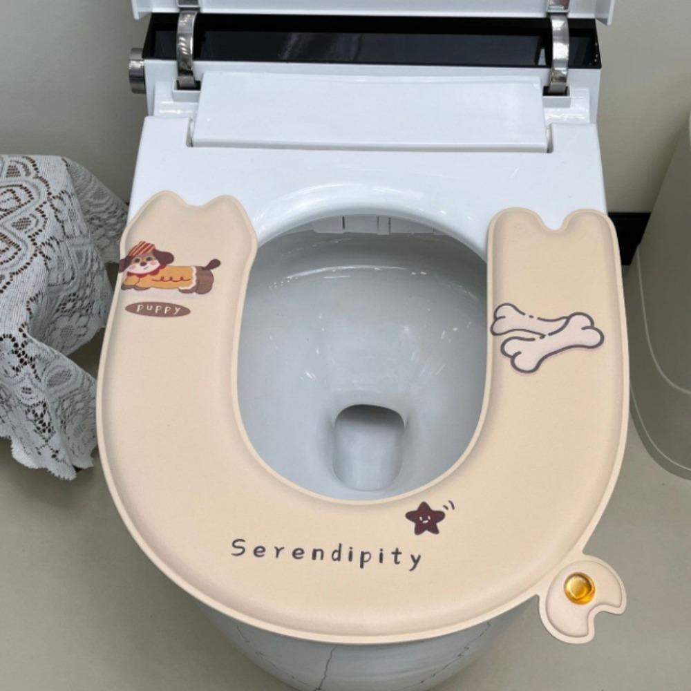 Cartoon Scented Toilet Seat Cover Waterproof Toilet Seat Pad Creative Toilet Seat Mat All Seasons