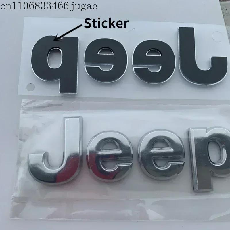 Car Front Hood Emblem Side Trunk Badge for JEEP Renegade Grand Cherokee Wrangler JK Compass Commander Patriot Liberty AKY1
