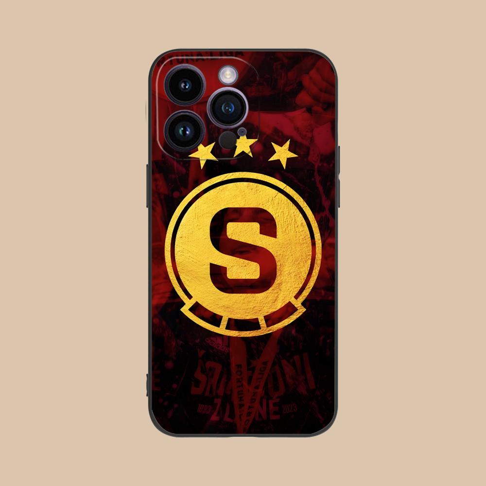 Чехол для мобильного телефона FC Sparta Praha для iPhone 17 16 15 14 13 12 11 X XR XS 8 7 Pro Max Plus Mini Цветной Защитный Роскошный Чехол