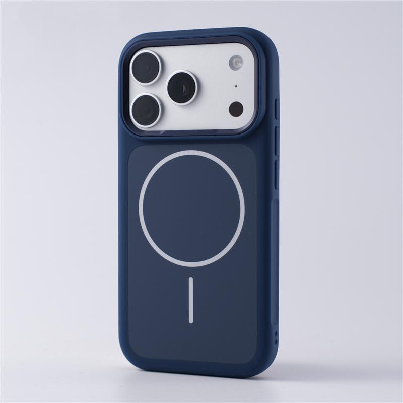Двухцветный чехол для Magsafe для 17Air 17Pro 17Pro Max Матовый Магнитный Беспроводная Зарядка Жесткая Защитная Крышка
