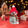 1 шт. Светоотражающий зеркальный шар Снеговик Настольное украшение Диско Рождество Снеговик Рождественские товары