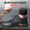 Водонепроницаемая защитная обувь, мужские рабочие туфли с противоскользящим композитным носком, мужская непрокольная изоляционная обувь, защитная обувь 6 кВ