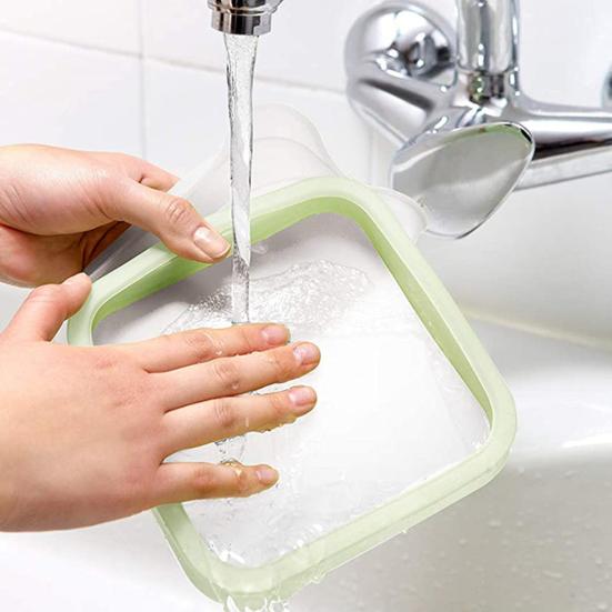 Ланч-бокс для сэндвичей Crisper, герметичный силиконовый держатель для сэндвичей, не содержащий бисфенола-А, легкий держатель для сэндвичей для родителей и детей, школьных работ, путешествий