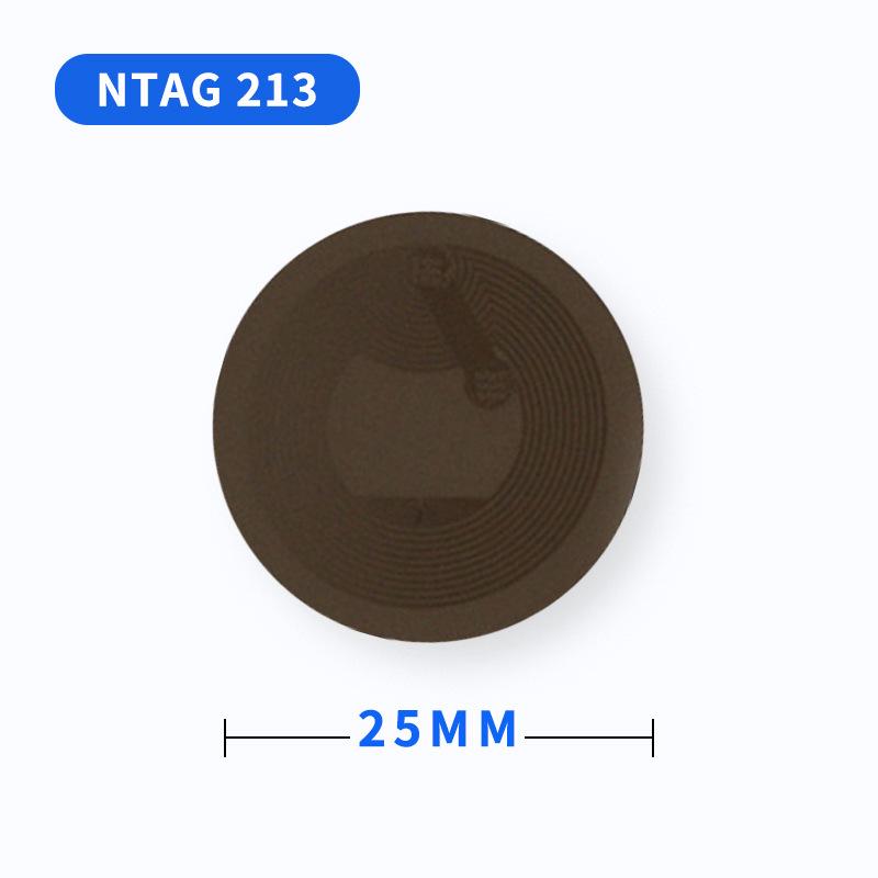 Прозрачная RFID-наклейка-метка с чипом NFC Tag213 и 215