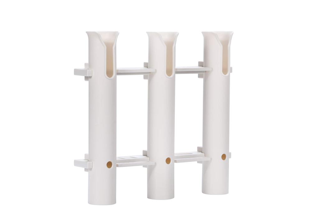 Набор держателей для удочек Moriyoshi Держатели для удочек с болтами и для морской лодочной удочки Подставка для удочек Легкий смоляной чехол для удочек 3-рядный (3 Ореха) Рыбалка, Рыбалка,