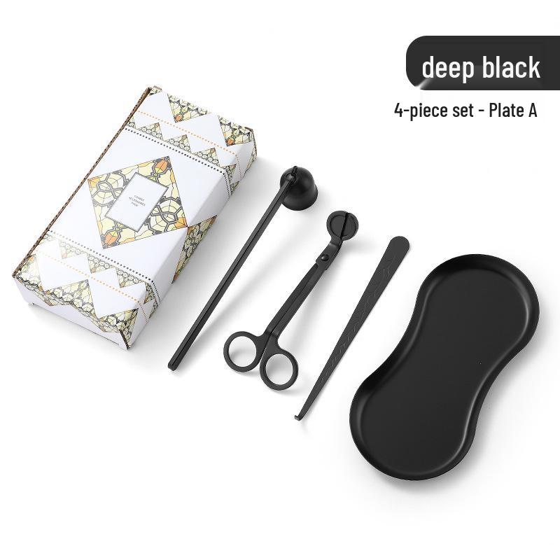 Набор инструментов для ароматерапевтических свечей из нержавеющей стали: Маленький тушитель и ножницы