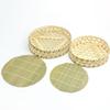 Desktop Ornament Bamboo Fruit Basket Bread Fruit Miniature Storage Baskets Creative Pastry Plate